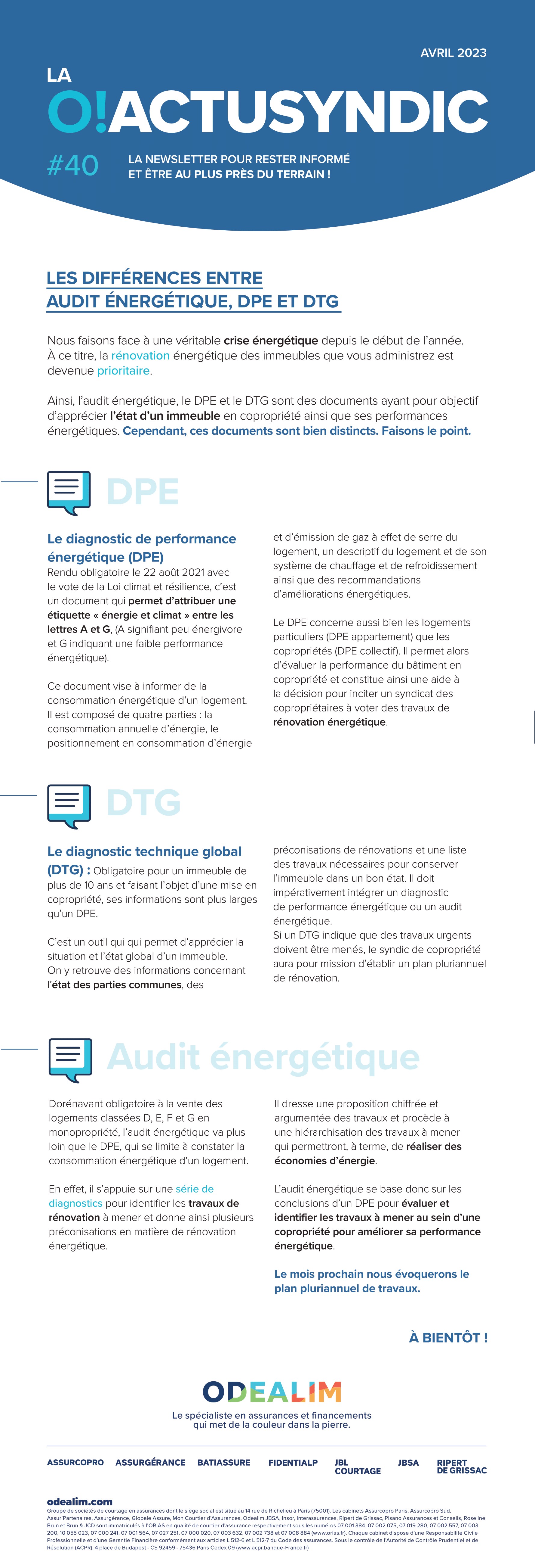 LES DIFFÉRENCES ENTRE AUDIT ÉNERGÉTIQUE, DPE ET DTG